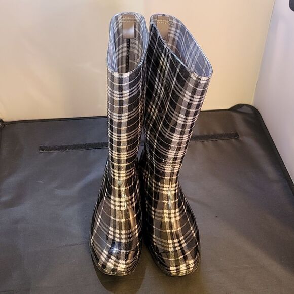 ASGARD WOMEN'S MID CALF RAIN PRINTED WATERPROOF RUBBER BOOTS - Picture 2 of 16